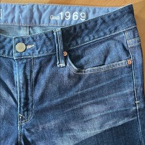 GAP 1969 Denim Jeans - Dark Blue-long & lean